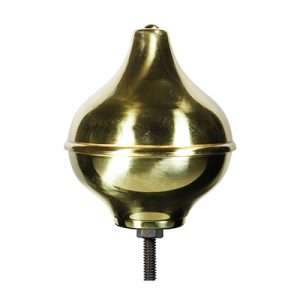 Pomolo in ottone lucido 130 mm