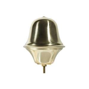 Finale in ottone lucido 70 mm