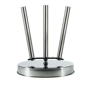 Base acciaio inox ASI 430 a 3 sedi