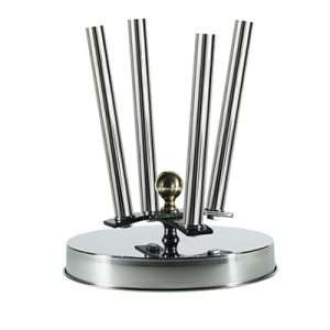 Base acciaio inox ASI 430 a 4 sedi