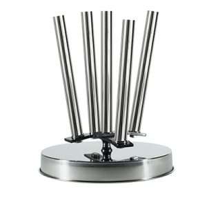 Base acciaio inox ASI 430 a 5 sedi