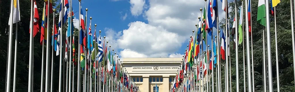 Disposizione delle bandiere a livello internazionale