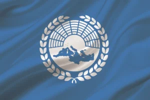 Bandiera Assemblea del Parlamento del Mediterraneo