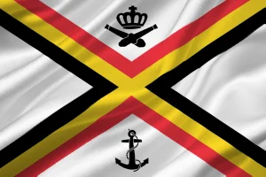 Bandiera Belgio marina militare