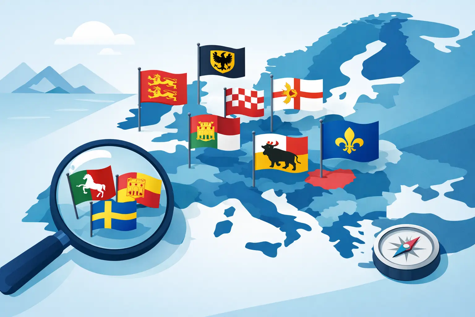 Guida alle bandiere regionali europee più note